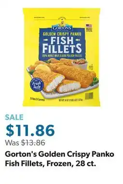 Sam's Club Gorton's Golden Crispy Panko Fish Fillets, Frozen, 28 ct offer