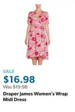 Sam's Club Draper James Women's Wrap Midi Dress offer