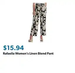 Sam's Club Rafaella Women's Linen Blend Pant offer