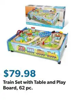 Sam's Club Train Set with Table and Play Board, 62 pc offer