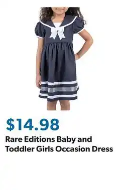 Sam's Club Rare Editions Baby and Toddler Girls Occasion Dress offer