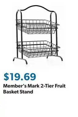 Sam's Club Member's Mark 2-Tier Fruit Basket Stand offer