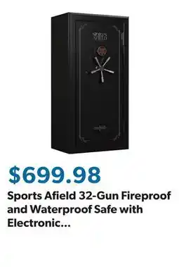 Sam's Club Sports Afield 32-Gun Fireproof and Waterproof Safe with Electronic Lock offer