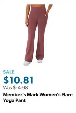 Sam's Club Member's Mark Women's Flare Yoga Pant offer