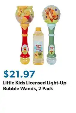 Sam's Club Little Kids Licensed Light-Up Bubble Wands offer
