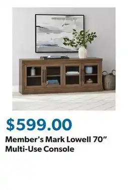 Sam's Club Member's Mark Lowell 70 Multi-Use Console offer
