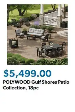 Sam's Club POLYWOOD Gulf Shores Patio Collection, 18pc offer