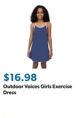 Sam's Club Outdoor Voices Girls Exercise Dress offer