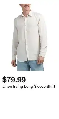 TJ Maxx Linen Irving Long Sleeve Shirt offer