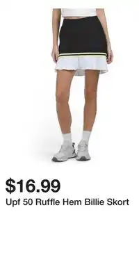 TJ Maxx Upf 50 Ruffle Hem Billie Skort offer