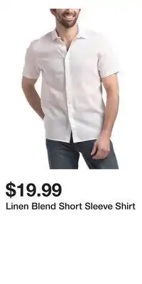 TJ Maxx Linen Blend Short Sleeve Shirt offer