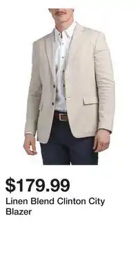 TJ Maxx Linen Blend Clinton City Blazer offer
