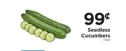 ShopRite Seedless Cucumbers offer