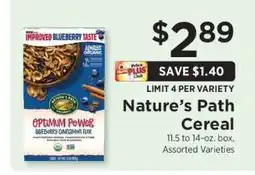 ShopRite Nature's Path Cereal offer