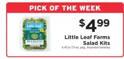 ShopRite Little Leaf Farms Salad Kits offer