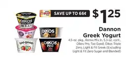 ShopRite Dannon Greek Yogurt offer