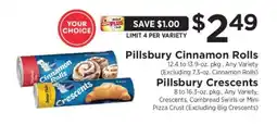 ShopRite Pillsbury Cinnamon Rolls or Crescents offer