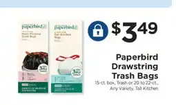 ShopRite Paperbird Drawstring Trash Bags offer