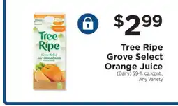 ShopRite Tree Ripe Grove Select Orange Juice offer