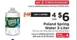 ShopRite Poland Spring Water 3-Liter offer