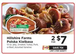 ShopRite Hillshire Farms Polska Kielbasa offer