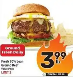 Albertsons Fresh 80% Lean Ground Beef offer