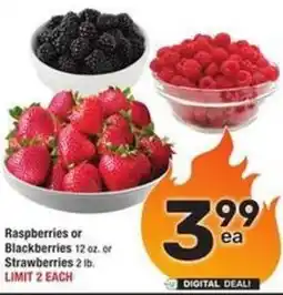 Albertsons Raspberries or Blackberries offer