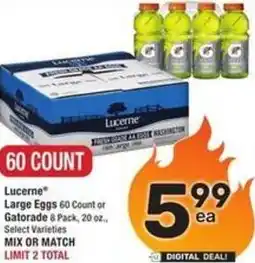 Albertsons Lucerne Large Eggs offer