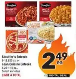 Albertsons Stouffer's Entrees offer