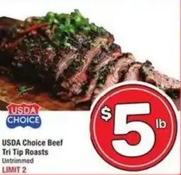 Albertsons USDA Choice Beef Tri Tip Roasts offer