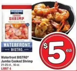 Albertsons Waterfront BISTRO Jumbo Cooked Shrimp offer