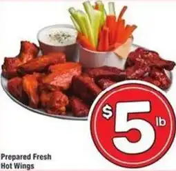 Albertsons Prepared Fresh Hot Wings offer