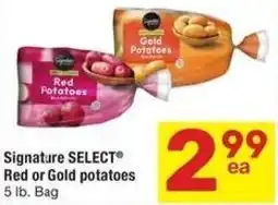 Albertsons Signature SELECT Red or Gold potatoes offer