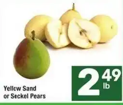 Albertsons Yellow Sand or Seckel Pears offer
