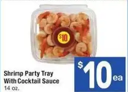 Albertsons Shrimp Party Tray With Cocktail Sauce offer