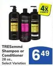Albertsons TRESemmé Shampoo or Conditioner offer
