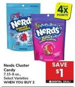 Albertsons Nerds Cluster Candy offer
