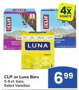 Albertsons CLIF or Luna Bars offer