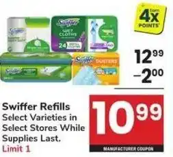 Albertsons Swiffer Refills offer