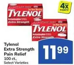 Albertsons Tylenol Extra Strength Pain Relief offer