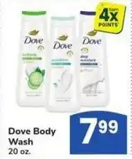 Albertsons Dove Body Wash offer