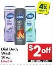 Albertsons Dial Body Wash offer