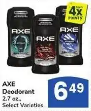 Albertsons Axe deodorant offer