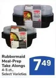 Albertsons Rubbermaid Meal-Prep Take Alongs offer