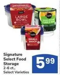 Albertsons Signature Select Food Storage offer