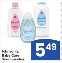 Albertsons Johnson's, Baby Care offer