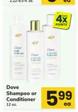 ACME Dove Shampoo or Conditioner offer