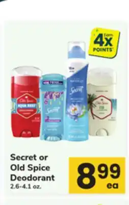ACME Secret or Old Spice Deodorant offer