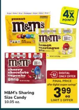 ACME M & M's Sharing Size Candy offer