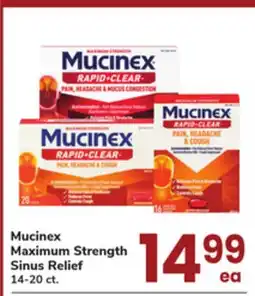 ACME Mucinex Maximum Strength Sinus Relief offer